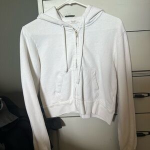 Brandy cropped zip up